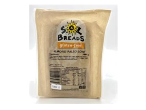 Sol Breads - Almond Paleo Loaf 600g