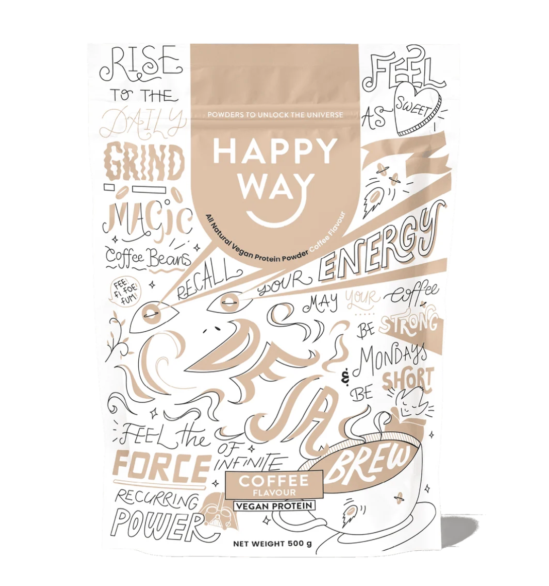 Happy Way - Deja Brew Coffee Vegan Protein Powder 500g