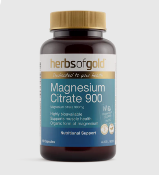 Herbs of Gold - Magnesium Citrate 900 60VC