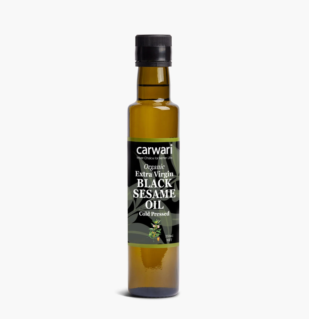 Carwari - Organic Black Extra Virgin Sesame Oil 250mL