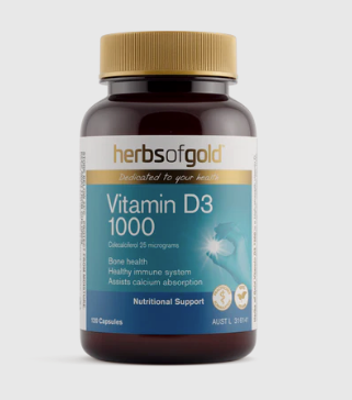 Herbs Of Gold - Vitamin D3 1000 120C