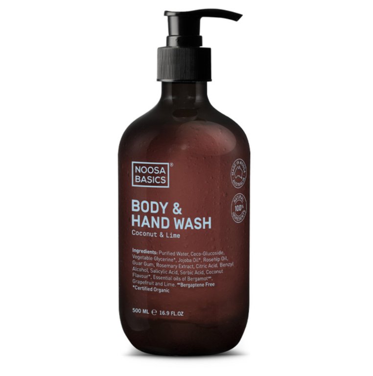 Noosa Basics - Coconut & Lime Hand Body Wash 500ml