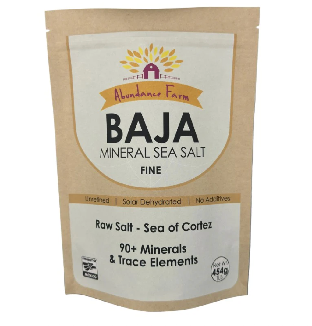 Abundance Farm - Baja Mineral Sea Salt Fine 454G