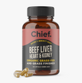 Chief Nutrition - Beef Liver, Heart & Kidney 120c