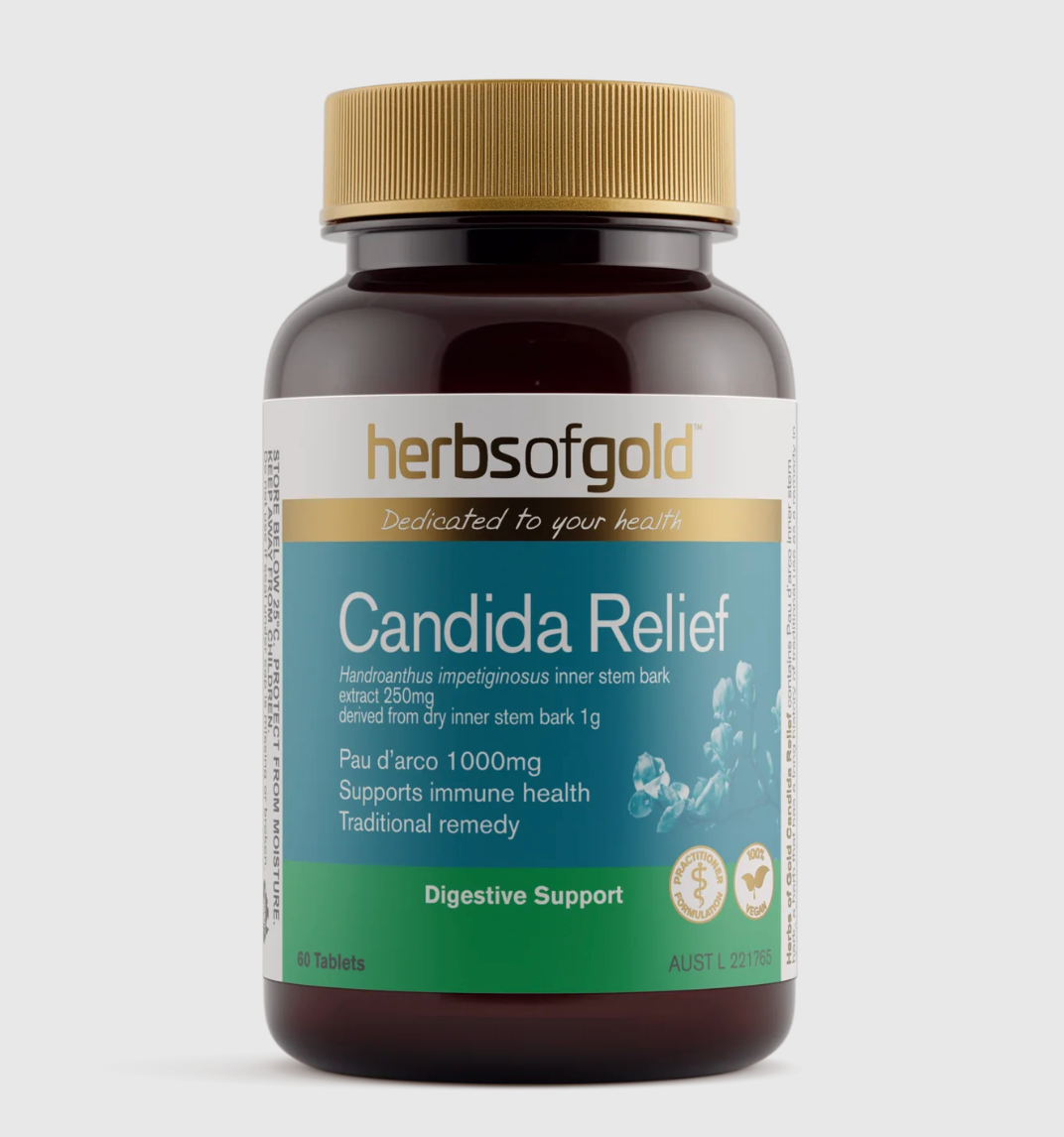 Herbs Of Gold - Candida Relief 60T