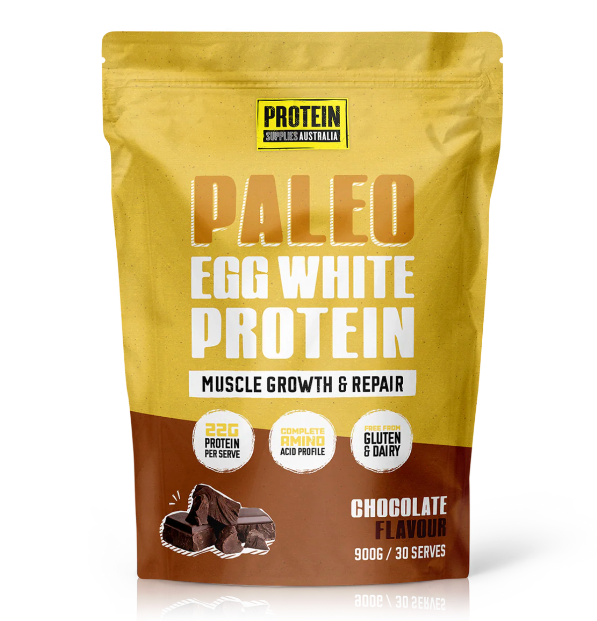 Protein Supplies Aus - Chocolate Paleo Pro Egg White Protein 900g