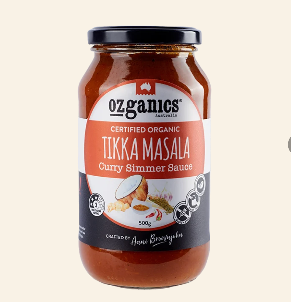 Ozganics - Organic Tikka Masala Curry Sauce 500g