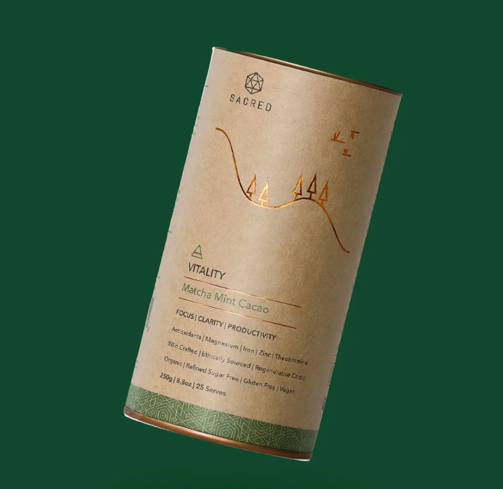 Sacred Taste - Vitality Matcha Mint Cacao Blend 250g