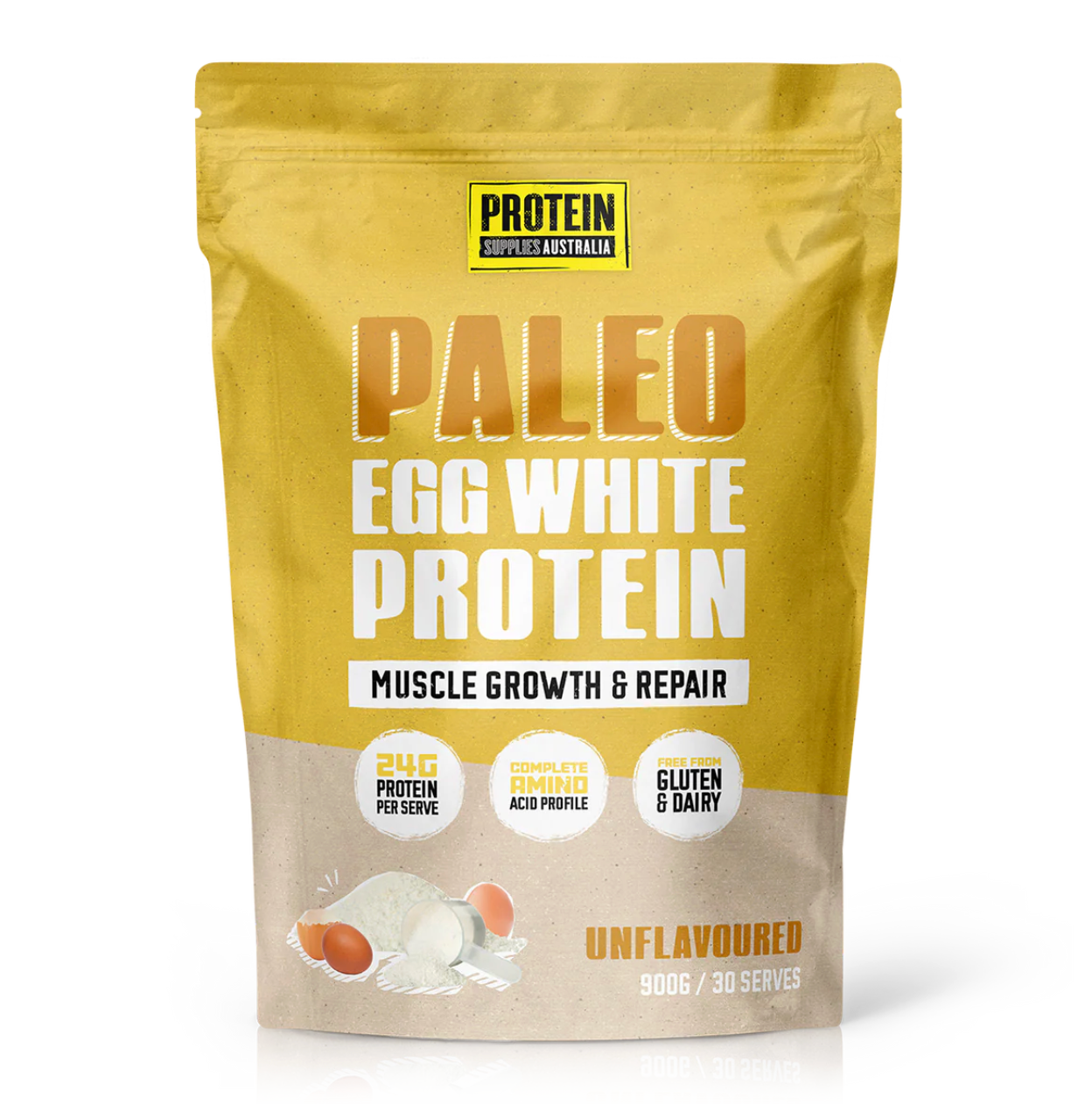 Protein Supplies Aus - Paleo Egg White Protein 900g