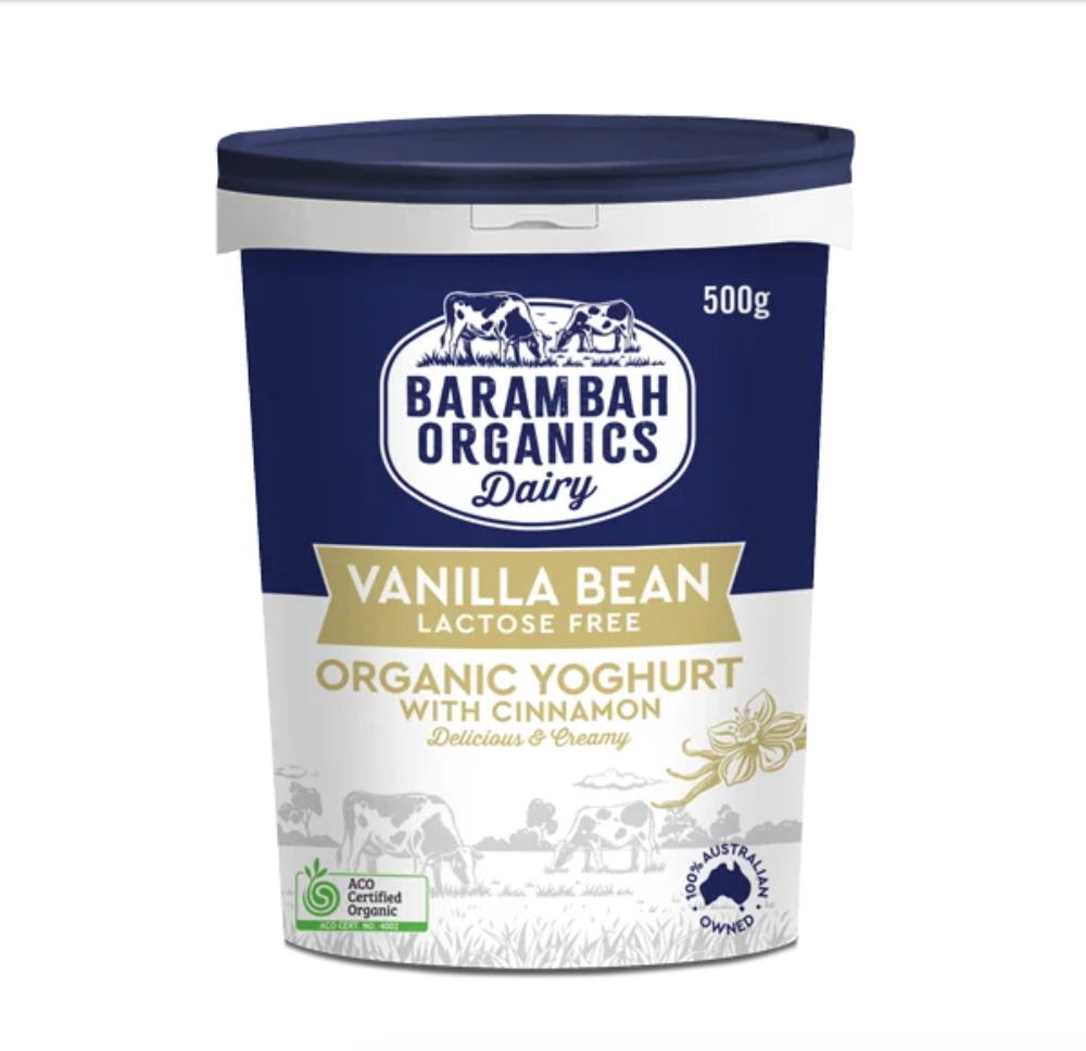Barambah - Vanilla & Cinnamon Yogurt 500g