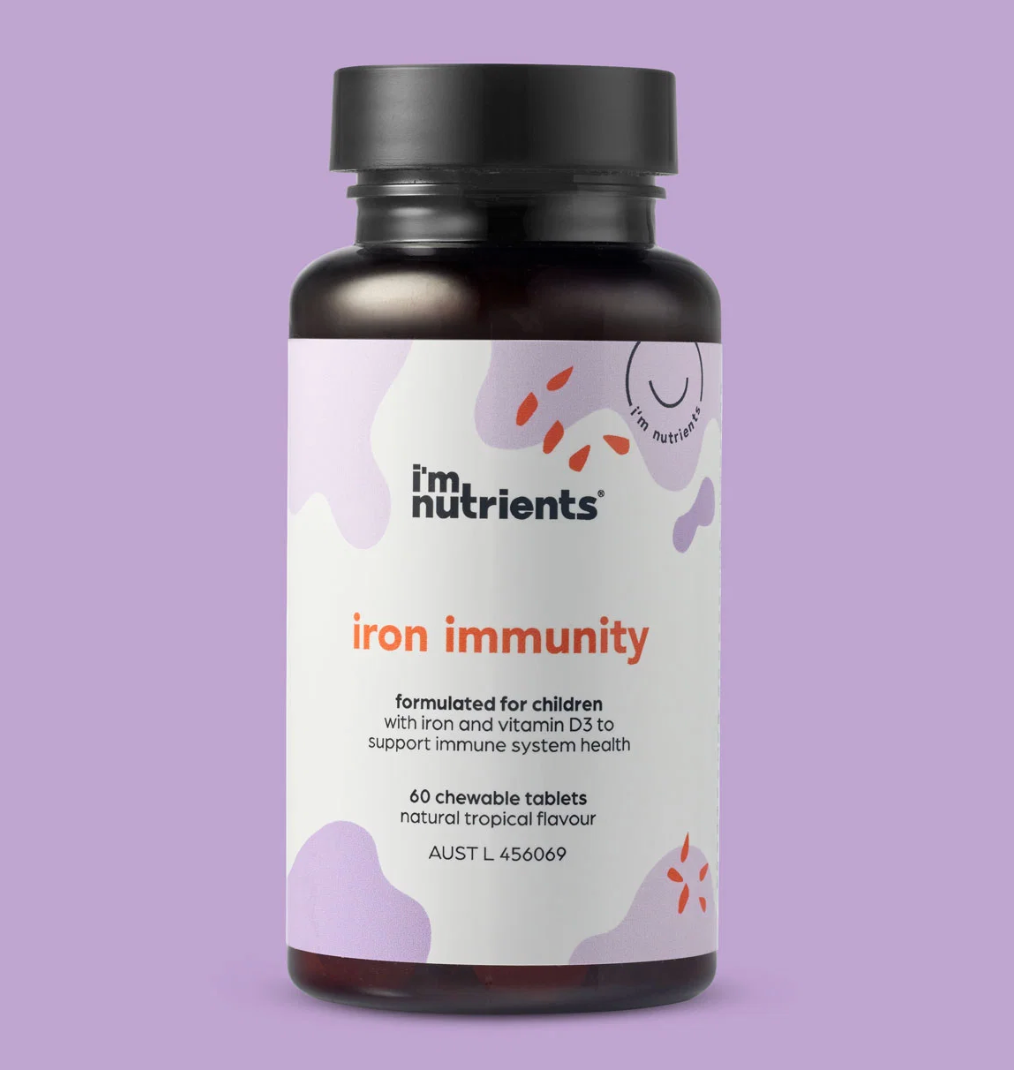 I'm Nutrients - Iron Immunity Chewable Tablets 60 Pack